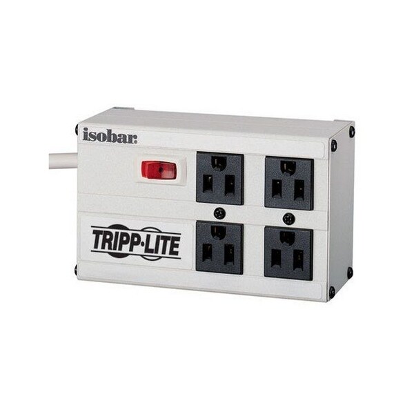 Tripp Lite 4-OUT SURGE SUPPRESSOR ISOBAR, W/ 6' LINE CORD ON/OFF SWITCH IBAR4-6D